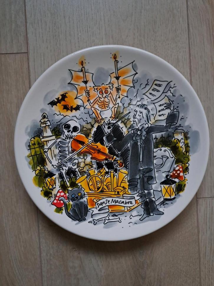 Efteling Blond Amsterdam bord - Danse Macabre, Verzamelen, Efteling, Nieuw, Gebruiksvoorwerp, Ophalen of Verzenden