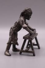 Tinnen Figuur Timmerman - 7,5 cm, Ophalen of Verzenden