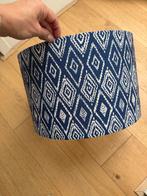 Stoffen Lampenkap met Patroon, Huis en Inrichting, Lampen | Lampenkappen, Ophalen, 25 tot 50 cm, Blauw, Rond