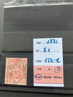 Frankrijk Yvert 81 Paix et commerce gebruikt cat wrd €150, Ophalen of Verzenden