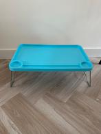 IKEA NORDBY bedtafel / kindertafel / laptoptafel – blauw, Ophalen of Verzenden, Zo goed als nieuw