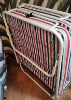 Op/inklapbaar logeer bed
met hoes, Ophalen, Eenpersoons, Metaal