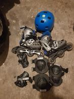 Skeekelers compleet met hand, knie beschermers en helm, Ophalen of Verzenden, Gebruikt