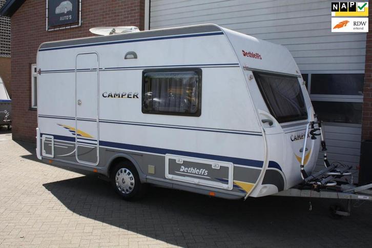 Dethleffs 470 GARANTIE! L Keuken, Douche, Mover, Satelliet,, Caravans en Kamperen, Caravans, Bedrijf, 750 - 1000 kg, Dethleffs