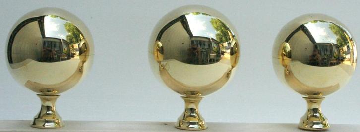 Bollen voor Friese staartklok, kantoortje, schippertje., Antiek en Kunst, Antiek | Klokken, Ophalen of Verzenden