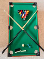 Pooltafel - Tafelmodel voor thuis!, Sport en Fitness, Biljarten en Poolen, Ophalen, Gebruikt, Pooltafel