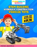 STEM Bouwen Hydraulische Constructie Voertuigen Speelgoed, Verzenden, Bouwen