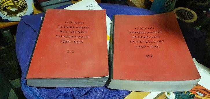 Complete set het Lexicon Nederlandse Beeldende kunstenaars, Boeken, Kunst en Cultuur | Beeldend, Gelezen, Schilder- en Tekenkunst