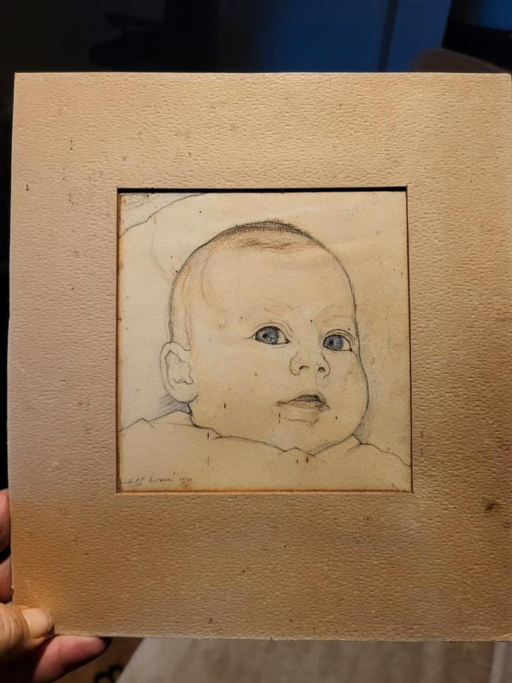 M.van de Valk  3 tekeningen uit zijn werkmap, Antiek en Kunst, Kunst | Tekeningen en Foto's, Ophalen of Verzenden