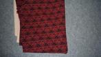 Polyester crépe stof stretch rood 150 cm bij 158 cm, 120 cm of meer, Nieuw, Ophalen of Verzenden, Polyester