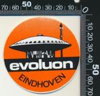 Sticker: Evoluon - Eindhoven (Oranje), Ophalen of Verzenden, Zo goed als nieuw, Bedrijf of Vereniging