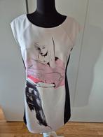 Zwart/wit Petra Lunenburg Steps jurkje - maat L ***zgan***, Zwart, Maat 42/44 (L), Ophalen of Verzenden, Zo goed als nieuw