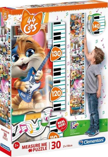 Clementoni: 44 Cats Measure Me Puzzel 30 stukjes beschikbaar voor biedingen