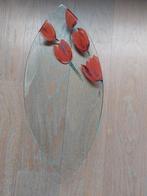 Artihove Corrie Ammerlaan glazen schaal met tulpen, Ophalen of Verzenden