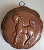 Antiek grote rood koperen cake/taartvorm paard, Antiek en Kunst, Ophalen of Verzenden, Koper
