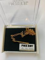 Ketting met Dwarsfluit Hanger, Goudkleurig Pickboy, -, -, Pickboy, Ophalen of Verzenden