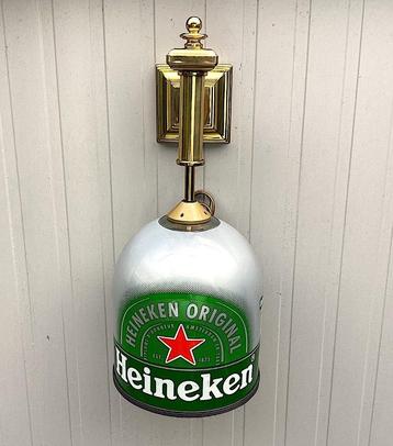 Te koop mancave cafe gouden  Heineken lampen compleet beschikbaar voor biedingen