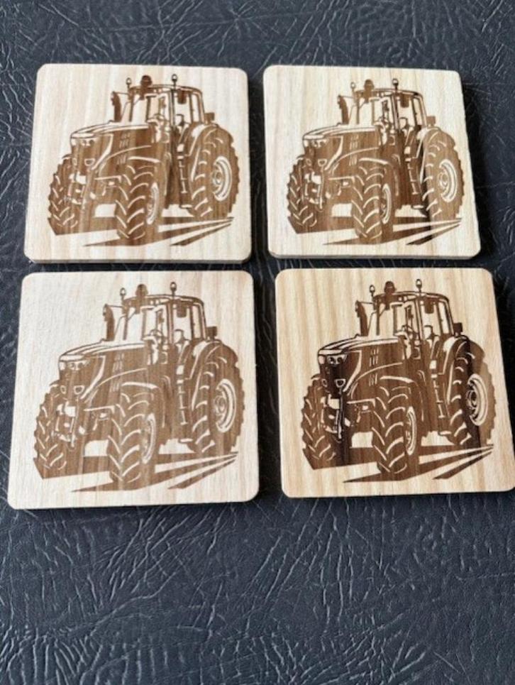 John deere onderzetters, Huis en Inrichting, Woonaccessoires | Onderzetters, Glas of Kopje, Ophalen of Verzenden