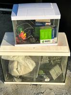 2x aquarium 1 groot 1 klein zelf schoonmaken, Ophalen of Verzenden, Gebruikt, Leeg aquarium