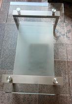 Glazen Salontafel - Zo Goed Als Nieuw, Ophalen, 100 tot 150 cm, 50 tot 100 cm, Minder dan 50 cm