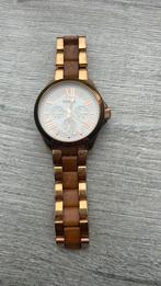 Fossil horloge, Leer, Staal, Fossil, Ophalen of Verzenden