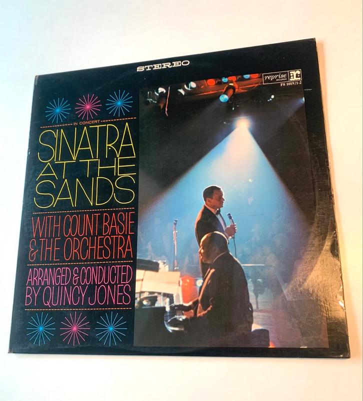 Sinatra at The Sands - Frank Sinatra dubbel Lp Vinyl Plaat, Cd's en Dvd's, Vinyl | Jazz en Blues, Gebruikt, Jazz, 1960 tot 1980