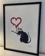 BANKSY : lithografie met certificaat, Antiek en Kunst, Ophalen of Verzenden