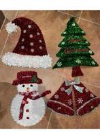 Decoratie kerstboom sneeuwpop kerstmuts kerstbel, Diversen, Kerst, Ophalen of Verzenden, Nieuw