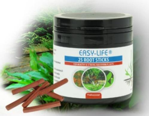 Hobbyaquarium Easy-Life 25 Root Sticks / wortelvoeding, Dieren en Toebehoren, Vissen | Aquaria en Toebehoren, Nieuw, Plant(en), Steen of Hout