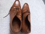 Leren heren schoenen, Ophalen, Bruin, Giorgio, Gedragen