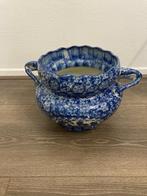 Antieke Bloempot blauw, Ophalen of Verzenden