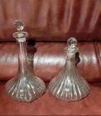 Vintage Franse Karaf mooi geslepen,kristal, Gaaf
32 cm en 26, Antiek en Kunst, Antiek | Glas en Kristal, Ophalen of Verzenden