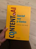 Content & AI - Antal de Waij - Nieuw!, Verzenden, Nieuw, Economie en Marketing