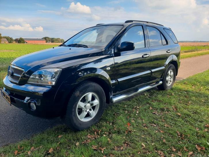 Kia Sorento 2.4 I 16V 2006 Zwart, Auto's, Kia, Particulier, Sorento, Benzine, F, SUV of Terreinwagen, Handgeschakeld, Origineel Nederlands