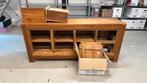Dressoir massive teak, Ophalen, Teakhout, Zo goed als nieuw, 200 cm of meer