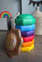 6 Stepping Stones met balansbord, Kinderen en Baby's, Speelgoed | Bouwstenen, Ophalen of Verzenden, Nieuw, Overige merken