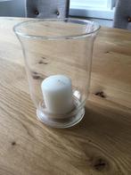 Windlicht met kaars, Ophalen of Verzenden, Overige materialen, Minder dan 25 cm
