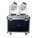 Bundel 2x DJLicht 100W Beam Movinghead Wit met accu en case, Muziek en Instrumenten, Licht en Laser, ., Nieuw, Ophalen of Verzenden