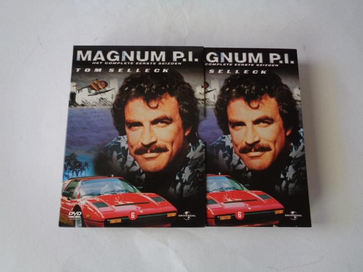 Universal Studios Magnum P.I. - Seizoen 1 DVD box (6 DVD's), Cd's en Dvd's, Dvd's | Science Fiction en Fantasy, Zo goed als nieuw