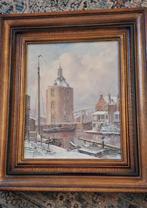 Gert-Jan Veenstra schilderij Enkhuizen, Antiek en Kunst, Kunst | Schilderijen | Klassiek, Ophalen