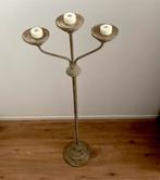 Gietijzeren staande kandelaar vintage mooi in elk interieur, Ophalen of Verzenden