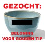 GEZOCHT: Blauwe Porto schaal (HEMA), Ophalen, Gebruikt, Effen, Kop(pen) en/of Schotel(s)