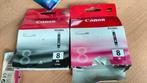 GRATIS op te halen: Canon pixma 8bk, 8m en 8y cartridges, Ophalen, Nieuw, Cartridge, Canon