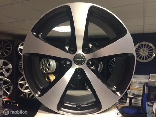 Online Veiling: Borbet aluminium velgenset - 5x114.3 8.5J..., Auto-onderdelen, Overige Auto-onderdelen