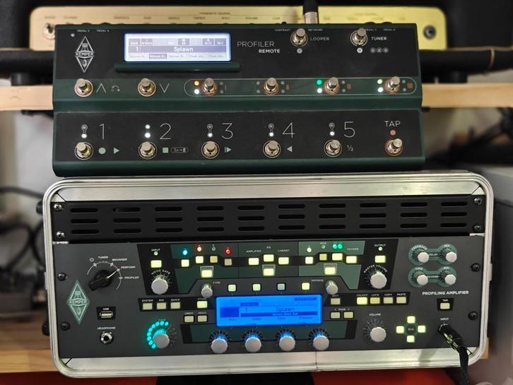 Kemper Profiler powerrack & Remote, Muziek en Instrumenten, Versterkers | Bas en Gitaar, Gebruikt, Gitaar, 100 watt of meer, Ophalen of Verzenden