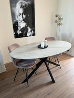 ovale eettafel, Huis en Inrichting, Tafels | Eettafels, Ophalen, 50 tot 100 cm, Zo goed als nieuw, 150 tot 200 cm