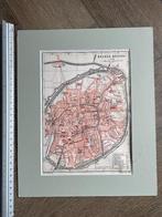 1885 Plattegrond Brugge / Belgie - landkaart, Boeken, Gelezen, Ophalen of Verzenden, Landkaart, België of Luxemburg