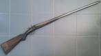 Antiek Engels toplever hagelgeweer kal 12 zwartkruit, Antiek en Kunst, Ophalen of Verzenden