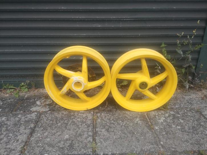 Velgenset Aprillia SR Minarelli Horizontaal Double Disc, Fietsen en Brommers, Brommeronderdelen | Scooters, Gebruikt, Aprilia