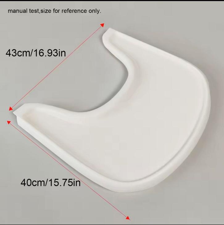 Eetblad Stokke Tripp Trapp Nieuw Model - Wit, Kinderen en Baby's, Kinderstoelen, Nieuw, Meegroeistoel, Afneembaar eetblad, Ophalen